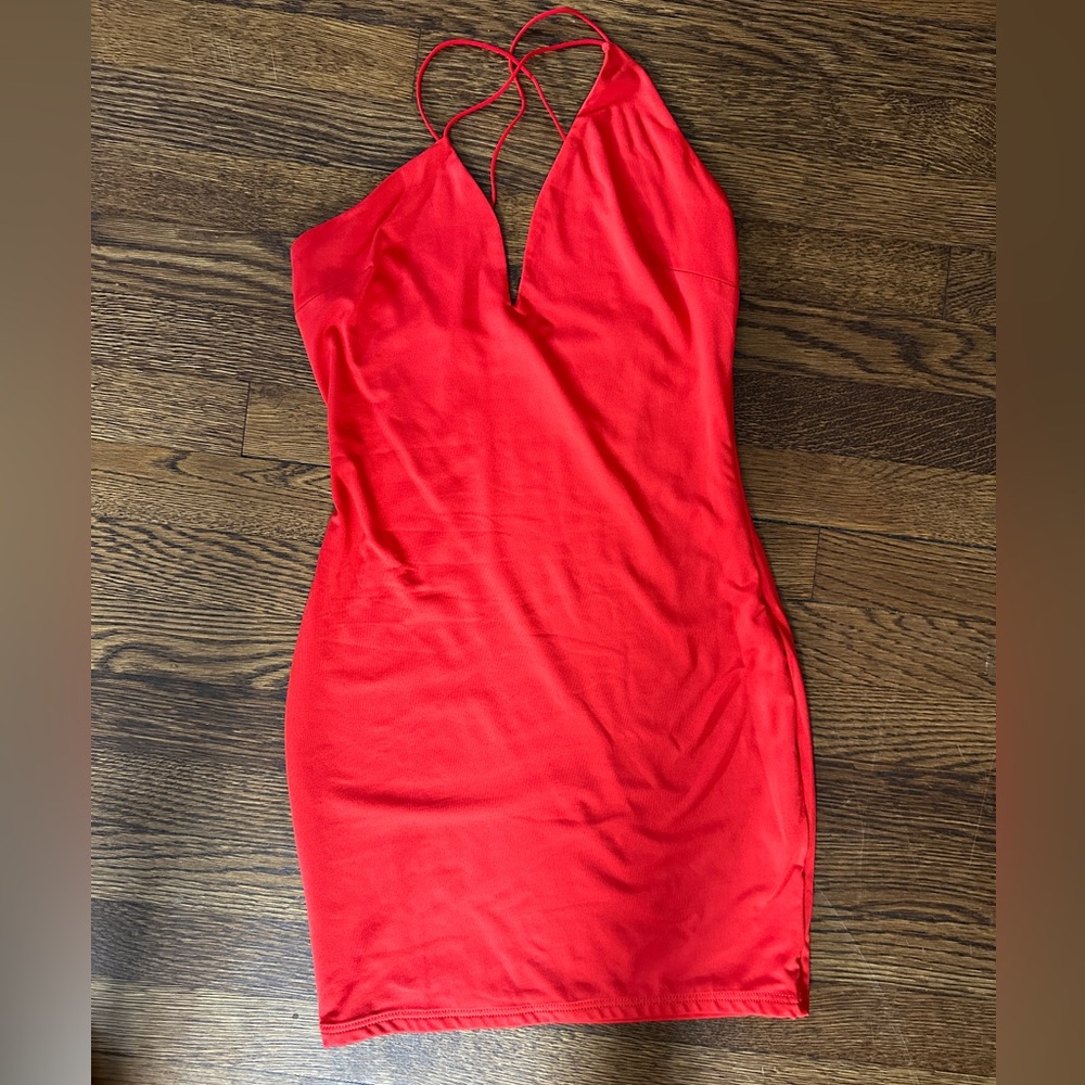 Red dress